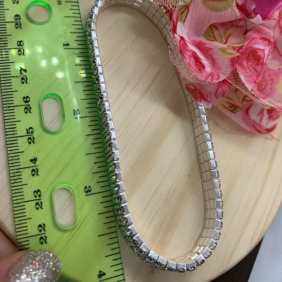 Anklet Elastic Crystal - Picture 3 of 3